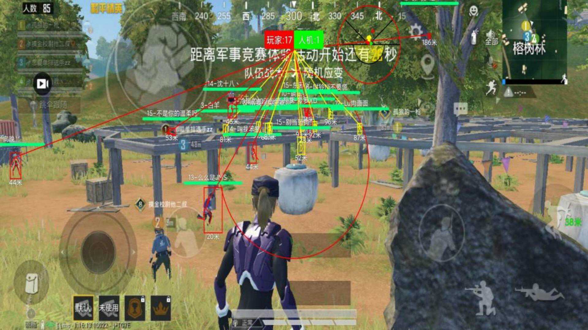 和平精英「青蛙直装」辅助，支持地铁